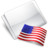  Folder Flag USA